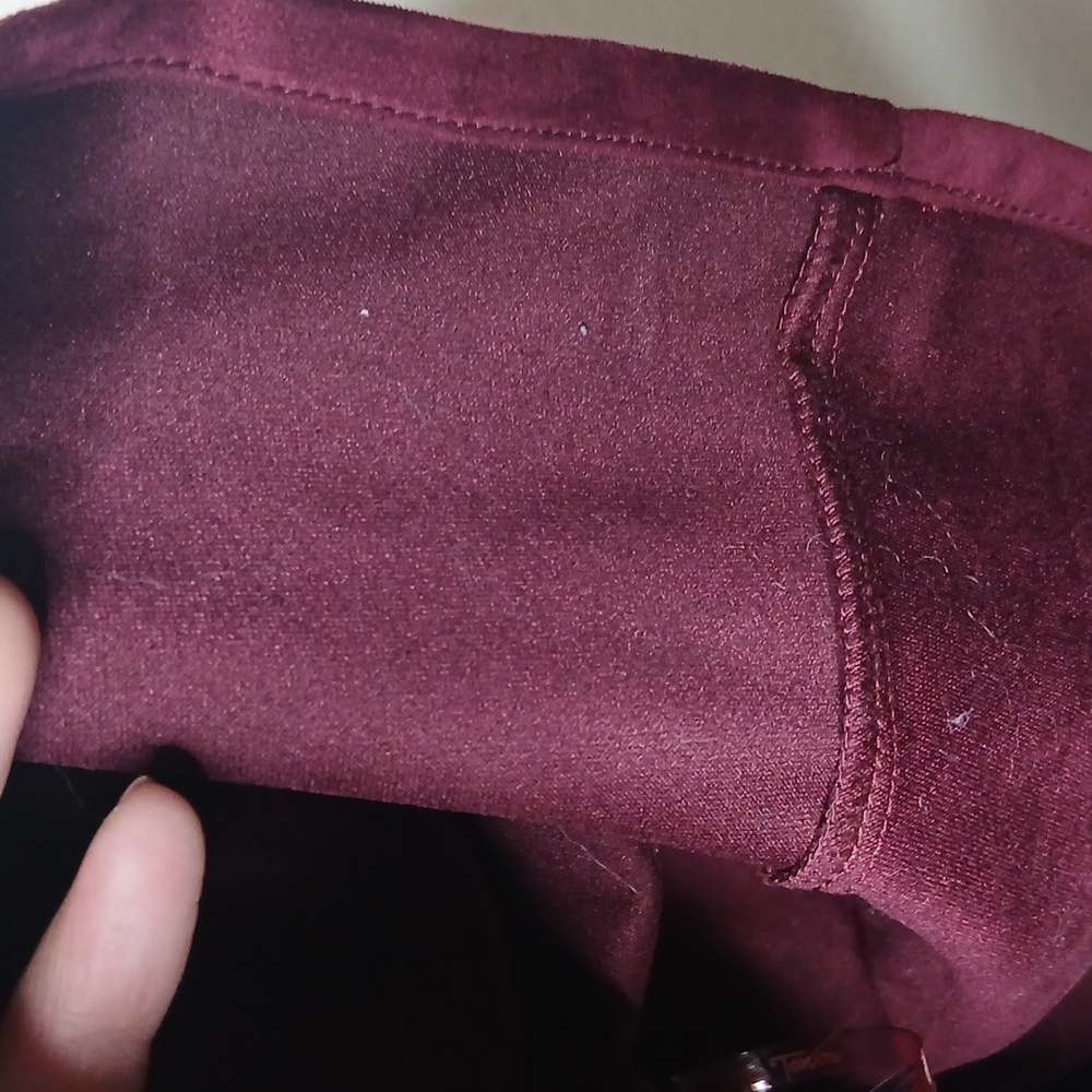 Flying Tomato Burgundy Wine Boho Mini Dress Size Medium - Picture 10 of 16